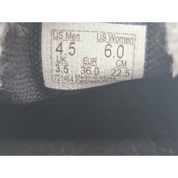 Vans‎ Sequin Slip On Black Sneakers Shoes Size 6 - Picture 6 of 7